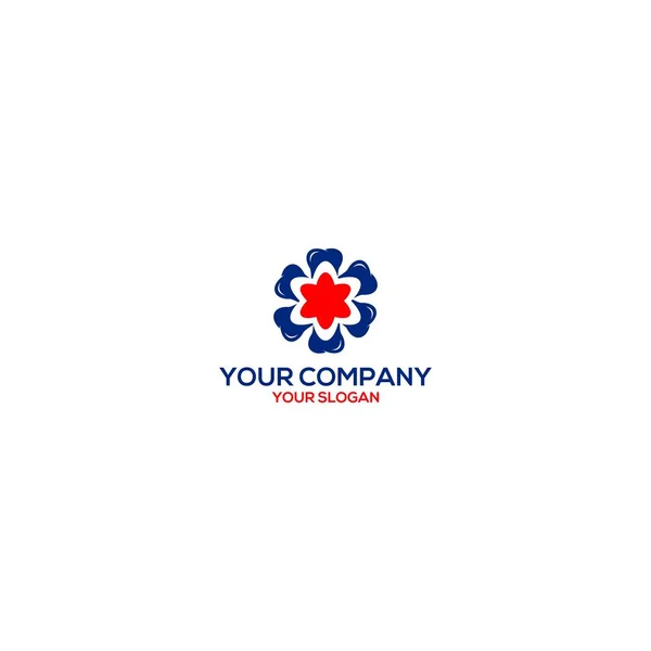 Logo Unità Dentale Vettore Progettazione — Vettoriale Stock