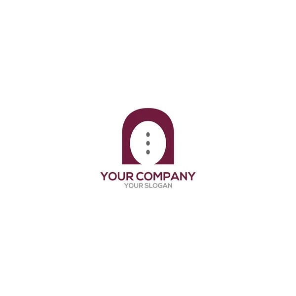 Chat Logo Diseño Vector — Vector de stock