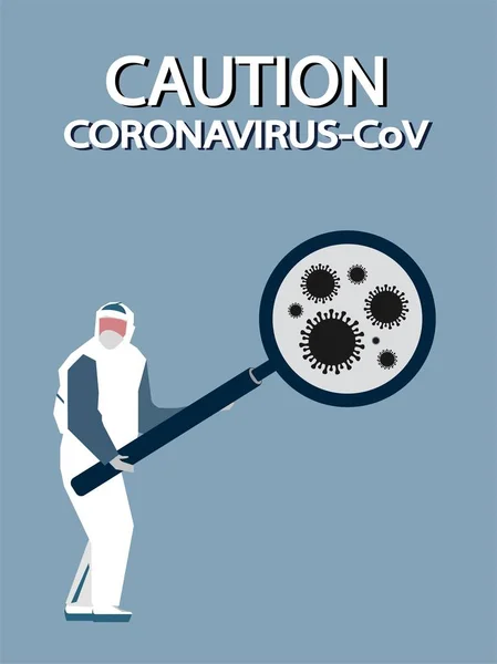 Коронавірус CoV у легенях ізольований. Симптоми. Здоров'я та медицина. Вірус у Китаї. Плоский вектор — стоковий вектор