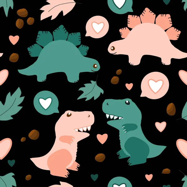 Lovers Dinosaurs Stock Vectors Royalty Free Lovers Dinosaurs Illustrations Depositphotos