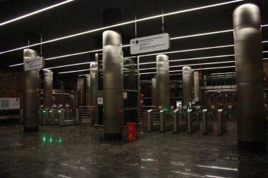Moskova Metropolitain, Butovskaya hattı, Bitsevsky park istasyonu, 2014 yılında açıldı.