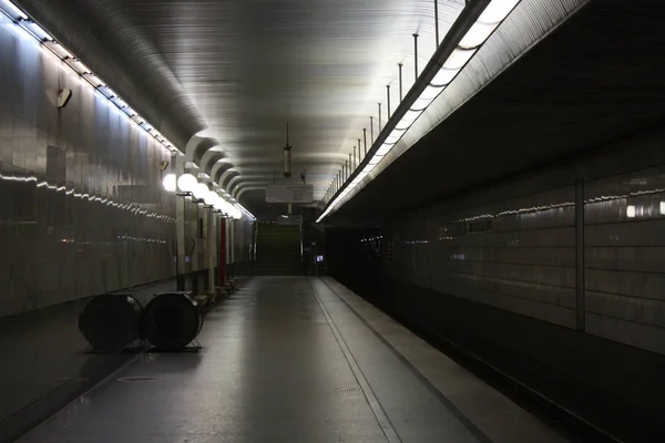 Station Moskou Metropolitain Lijn Butovskaya Ylitsa Starokachalovskaya Geopend 2003 2019 — Stockfoto