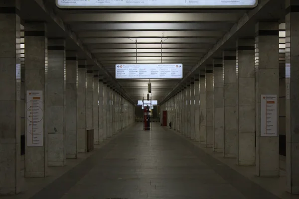 Moskova Metropolitain Kaluzhsko Rizhskaya Hattı Akademicheskaya Istasyonu 1962 Yılında Açıldı — Stok fotoğraf