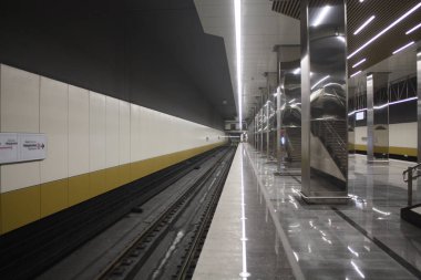 Moskova metropolü, Nekrasovskaya hattı, Kosino istasyonu, 2019, 07.2019 'da açıldı..