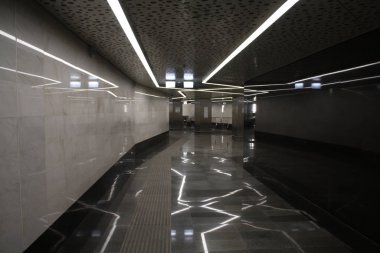 Moskova metropolü, Nekrasovskaya hattı, Kosino istasyonu, 2019, 07.2019 'da açıldı..