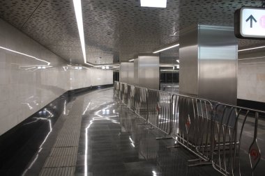 Moskova metropolü, Nekrasovskaya hattı, Kosino istasyonu, 2019, 07.2019 'da açıldı..