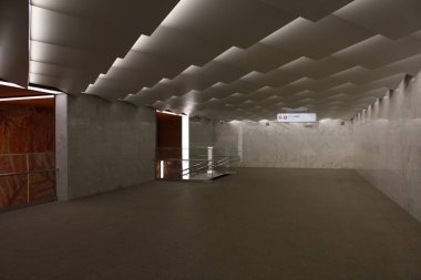 Moskova metropolü, Sokolnicheskaya hattı, Olkhovaya istasyonu, 2019, 01.2020 'de açıldı..