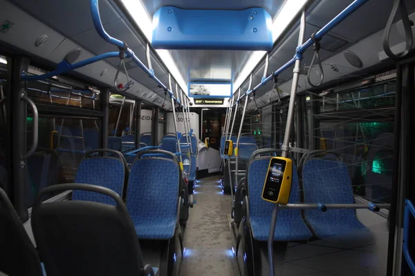 Interior Electrobus Kamaz 6282 2018 Ano Produção 2019 — Fotografia de Stock