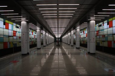 Moskova Büyükşehir Hattı, Sokolnicheskaya Hattı, Rumyantsevo İstasyonu, 2016, 12.2019.
