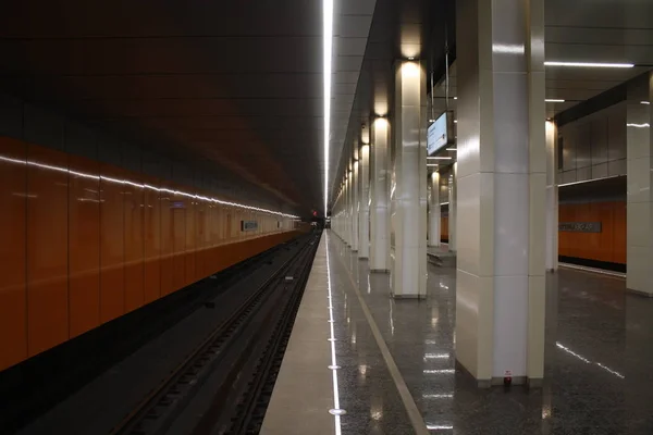 Moscú Metropolitano Línea Nekrasovskaya Estación Lukhmanovskaya Inaugurado 2019 2019 —  Fotos de Stock