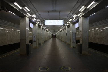 Moskova Metropolitain, Kaluzhsko Rizhskaya hattı, Leninsky Prospekt istasyonu, 1962, 12.2019 'da açıldı.