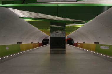 Moskova Metropolitain, Tagansko krasnopresnenskaya hattı, Lermontovsky prospekt istasyonu, 2013 yılında açıldı, 12.2019.