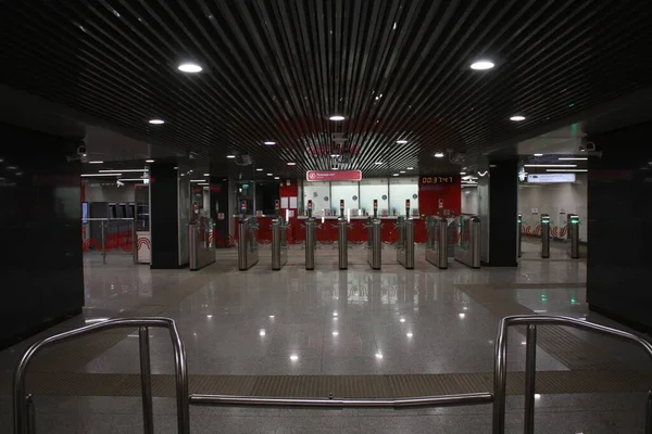 Moscow Metropolitain Nekrasovskaya Line Nekrasovka Station Opened 2019 2019 — Stock Photo, Image