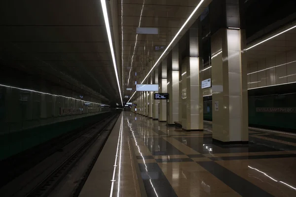 Moskova Büyükşehir Hattı, Nekrasovskaya Hattı, Ulitsa Dmitrievskogo İstasyonu, 2019, 12.2019.