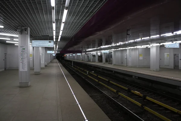 Moscú Metropolitano Zamoskvoretskaya Línea Tekhnopark Estación Inaugurado 2016 2020 — Foto de Stock