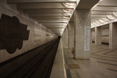 Moskova Büyükşehir, Zamoskvoretskaya hattı, Domodedovskaya istasyonu, 1985, 02.2020 'de açıldı.