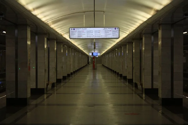 Moskwa Metropolita Linia Tagansko Krasnopresnenskaya Stacja Spartak Otwarta 2014 2020 — Zdjęcie stockowe