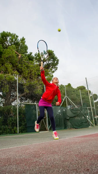 Escuela de tenis al aire libre — Foto de Stock