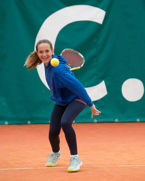 Escuela de tenis al aire libre — Foto de Stock