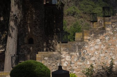 Hacienda 'nın antik mimarisi Santa Maria Regla, Meksika, seyahat kavramı