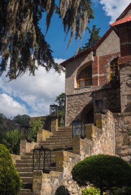 Hacienda 'nın antik mimarisi Santa Maria Regla, Meksika, seyahat kavramı
