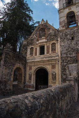 Hacienda 'nın antik mimarisi Santa Maria Regla, Meksika, seyahat kavramı