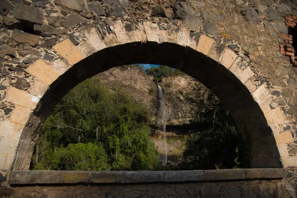 Starověká Architektura Hacienda Santa Maria Regla Mexiko Cestovní Koncept — Stock fotografie