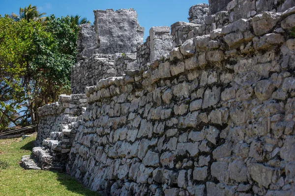 Έννοια Του Πολιτισμού Των Μάγια Στο Tulum — Φωτογραφία Αρχείου