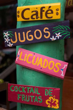 Holbox, Quintana Roo, Meksika / Haziran 2017 Kafe Holbox, Quintana Roo, Meksika 