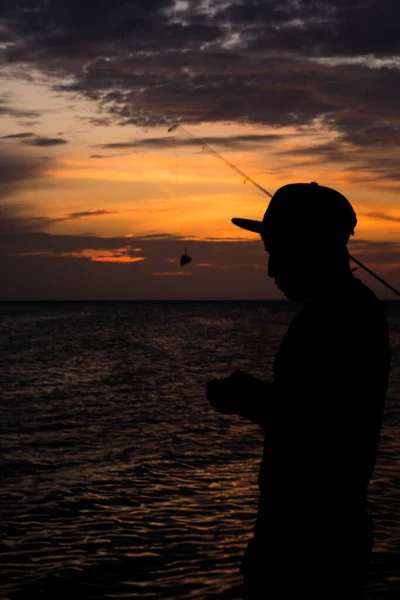 ホルボックス キンタナ メキシコ 6月2017まだあまり観光客ではなく 島の主な産業は釣りです — ストック写真