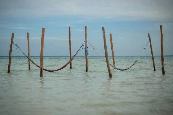 Hermosa Playa Holbox México — Foto de Stock