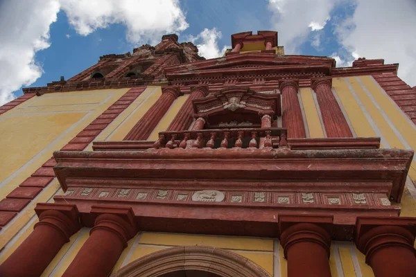 Catedral Parroquial San Pedro San Pablo Cadereyta Montes Querétaro Plaza —  Fotos de Stock