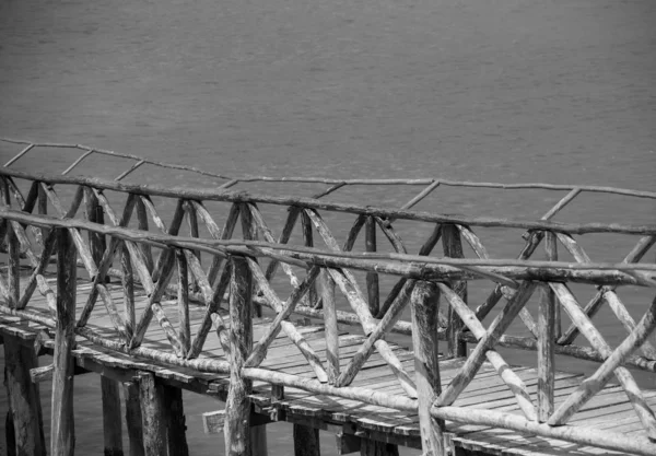 Holbox Quintana Roo Mexiko Jun 2017 Brücke — Stockfoto