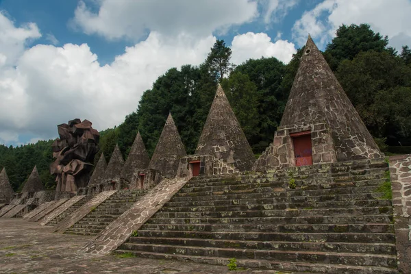 Temoaya Mexikó Állam Toluca Mexikó Szept 2018 Központ Otomi Kultúra — Stock Fotó