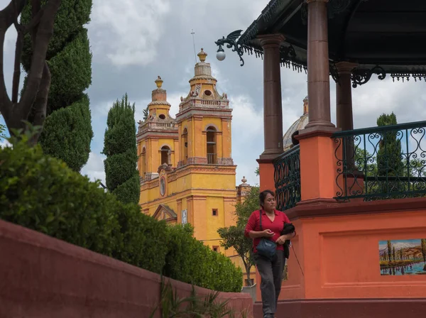 San Pedro San Pablo Parish Temple Cathedral Cadereyta Montes Queretaro — Stock Photo, Image