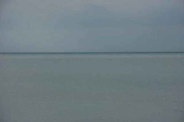 Vacker Mexikansk Karibiska Stranden Holbox Klar Strand — Stockfoto