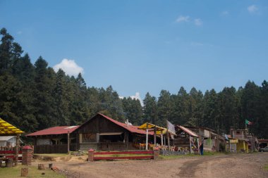 La Marquesa, Meksika Nisan 04 2018 La Marquesa Ulusal Parkı, Meksika 'nın orta kesiminde bulunan bir milli parktır..