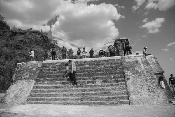 Тепозтлан Морелос Мексика Май 2018 Тепозтеко Является Археологическим Памятником Состоит — стоковое фото