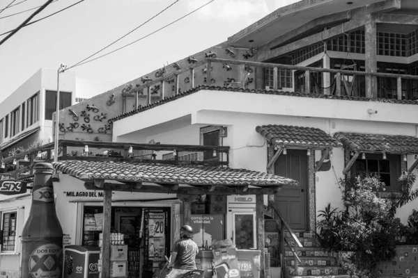 Isla Mujeres Quintana Roo México Abr 2017 Island Downtown Cuyo — Foto de Stock