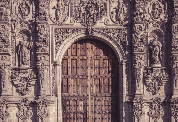 Detalhes Templo São Francisco Javier Localizado Tepotzotln Estado México — Fotografia de Stock