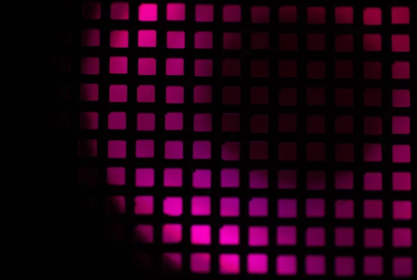 Abstrakt Makro Närbild Ljusa Ljus Ses Över Ett Rutnät — Stockfoto