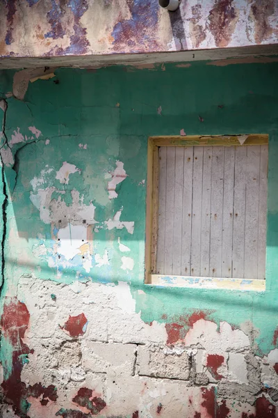 Fațada Mexicană Colorată Casei Isla Mujeres — Fotografie, imagine de stoc