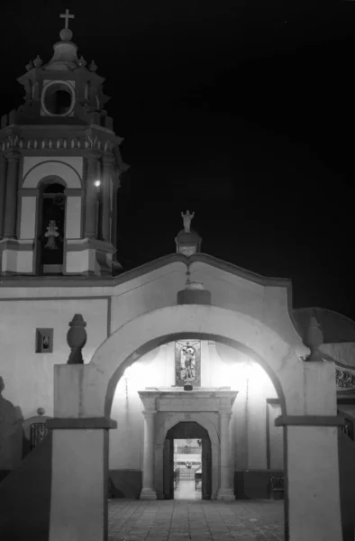 Pea Bernal Queretaro Mexico Mar 2018 Beautiful Temple Dedicated San — 스톡 사진