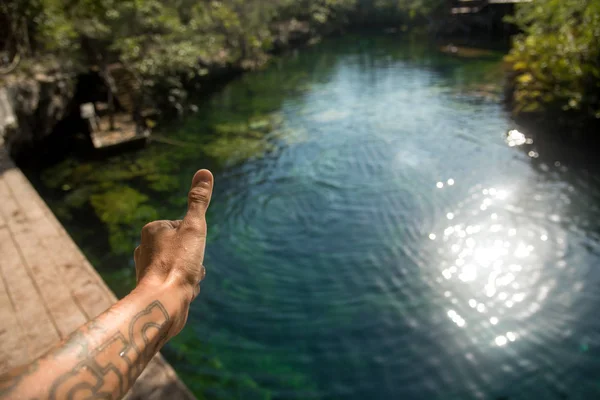 Schöne Naturlandschaft Auf Der Halbinsel Yucatan Mexiko — Stockfoto