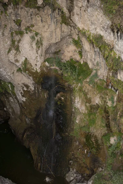 Tzumpantitlan Falls Parque Sol Uma Das Principais Atrações Tonatico Tem — Fotografia de Stock