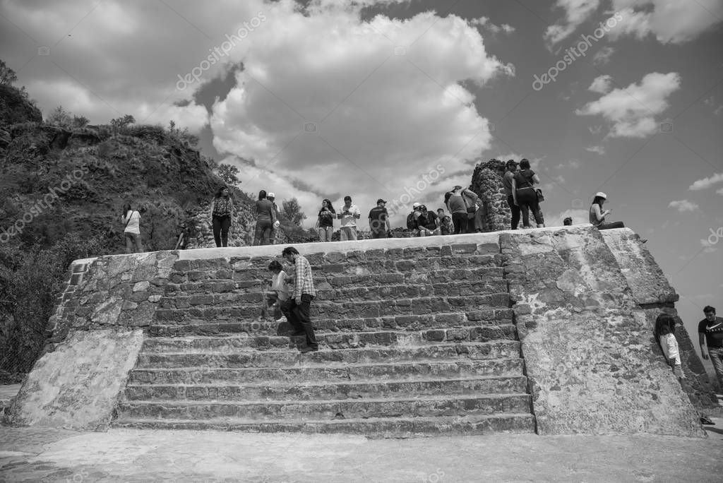 Tepoztlan, Morelos / México Mayo 2018 Tepozteco es un sitio