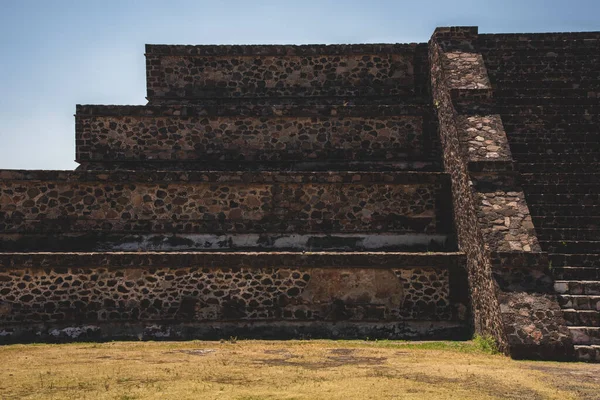 Teotihuacan Pirâmide Sítio Arqueológico Mexicano — Fotografia de Stock