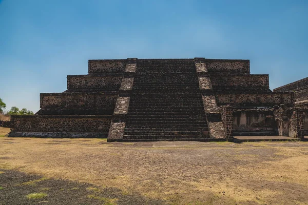 Teotihuacan Archaeological Mexican Site Pyramid — стокове фото