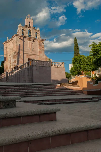 Templo Calvario Ciudad Mexicana San Juan Los Lagos Data Del — Foto de Stock
