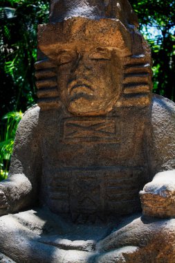 Olmec Antik Meksika kültür figürleri